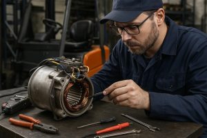 تعمیر الکتروموتور AC و DC در لیفتراک‌ها